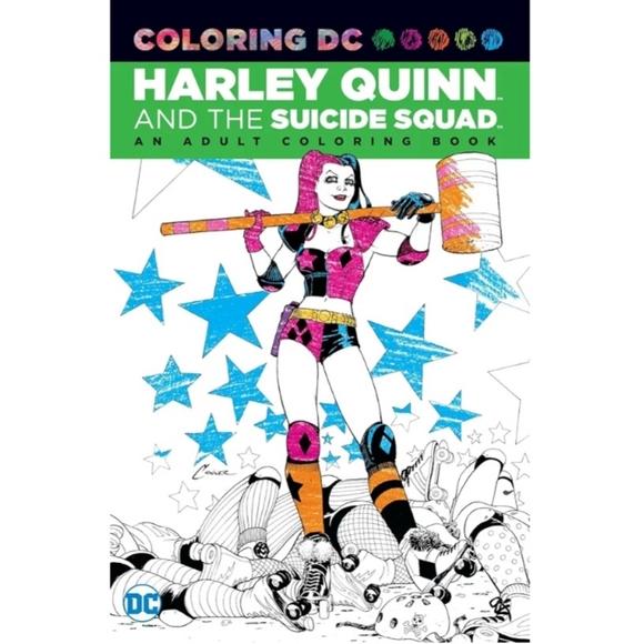 DC Comics | Other | 2 Harley Quinn Adult Coloring Dc Books Batman Mad Love Suicide Squad New ...